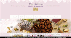 Desktop Screenshot of hotel-lesfleurs.com